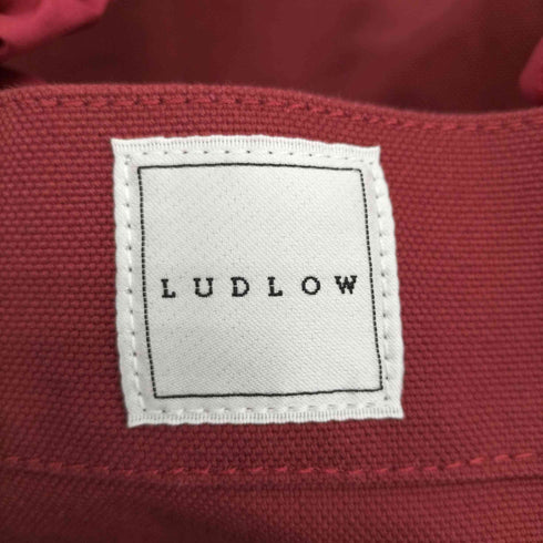 ラドロー LUDLOW フリルキャンバストートバッグ レディース